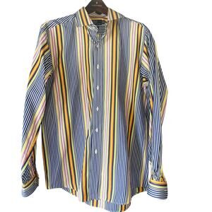 Polo Ralph Lauren Westerton multicolor striped long sleeve cotton dress shirt M